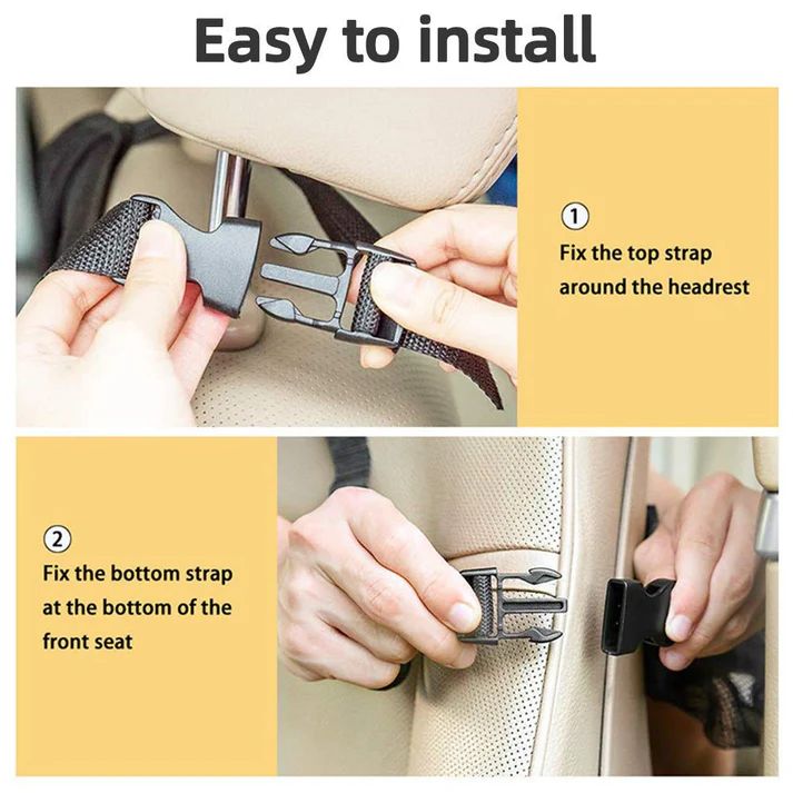 Car Seat Back Storage Bag