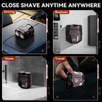 Waterproof Rechargeable Portable Shaver with Multi-Functional Display
